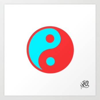 3-D Yin Yang by Michael Shirley